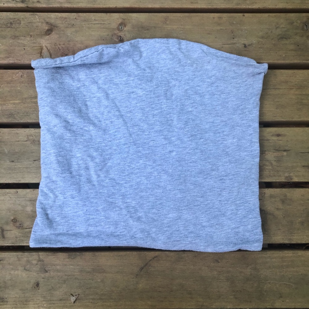 Brandy Melville Gray Tube Top